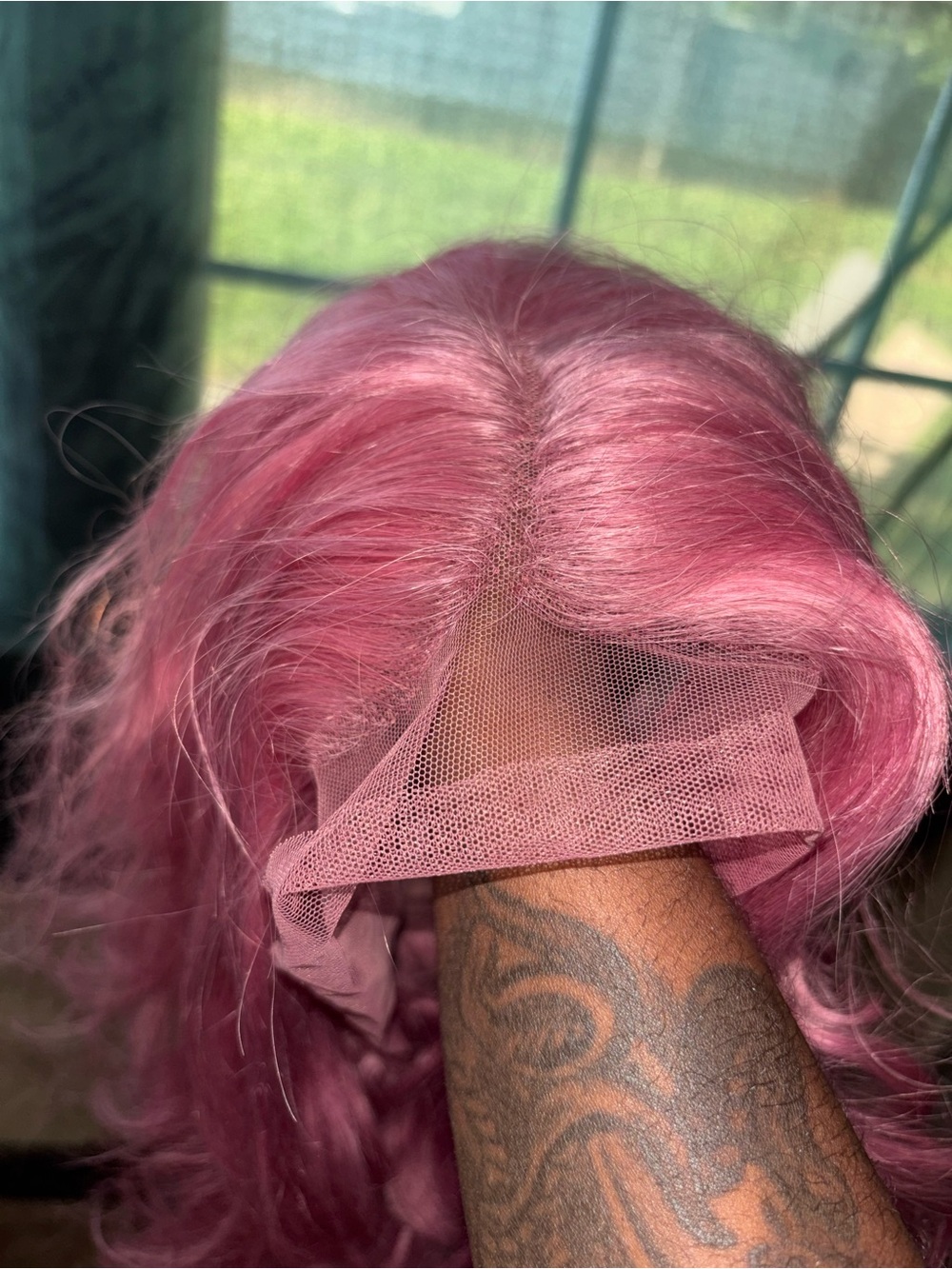Pink Lace Front Women's Wig - Fashion Hair